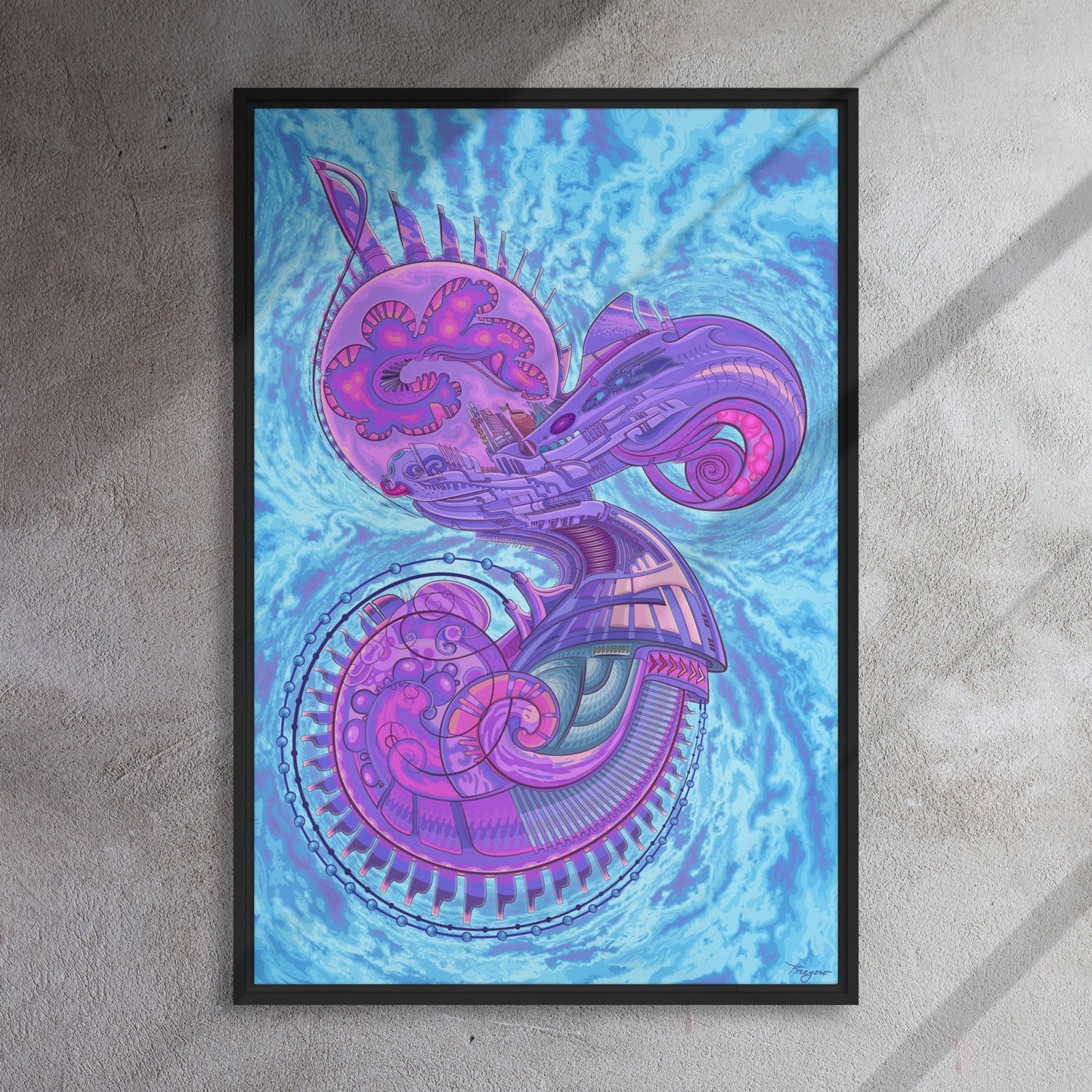 Framed canvas Respiro Primigenio 24″×36″