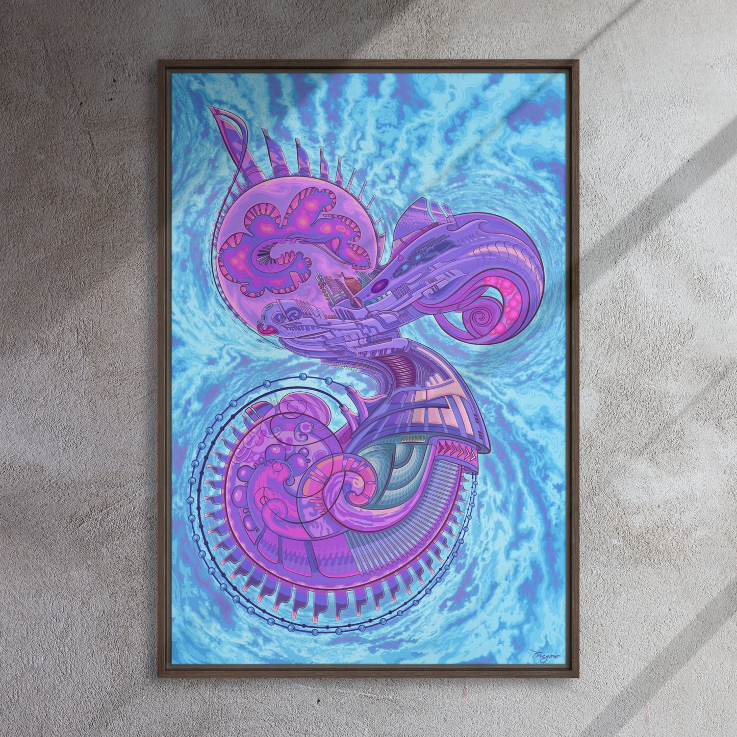 Framed canvas Respiro Primigenio 24″×36″