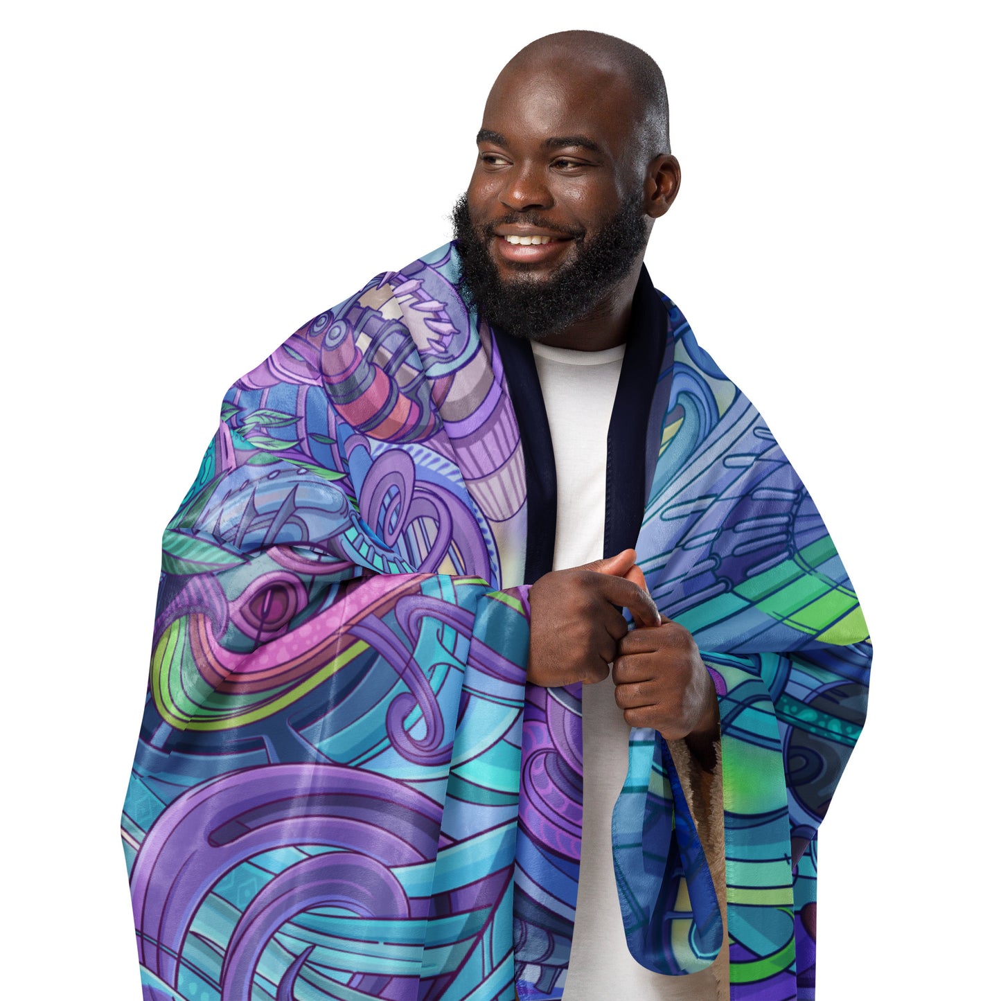 Sherpa blanket Flux 60″×80″