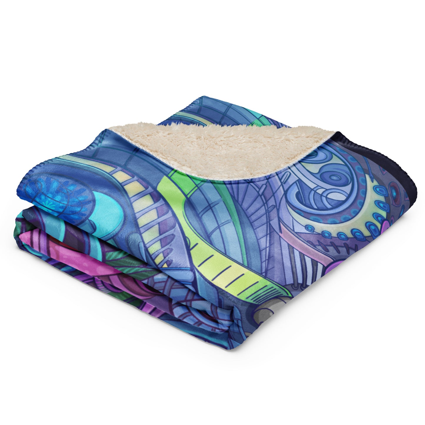 Sherpa blanket Flux 60″×80″